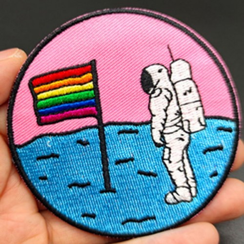 Pride Astronaut Rainbow Patch