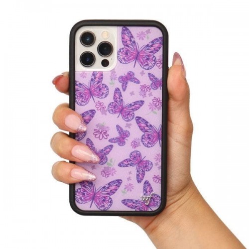 Wildflower iPhone Case Lavender Butterfly