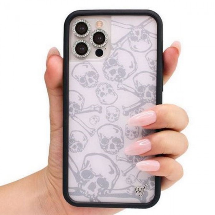 Wildflower iPhone Case Skull Girl