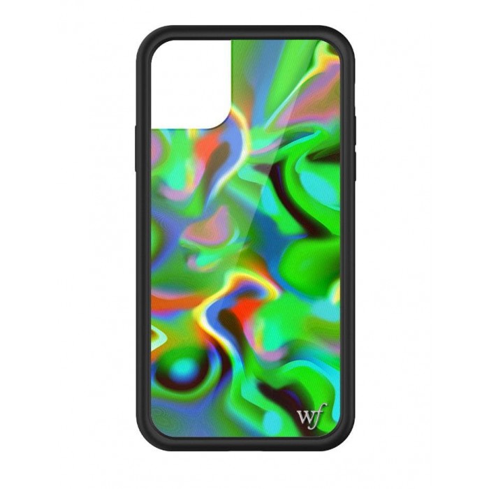 Wildflower Cases *Collabs* Jaded London Trippy Green iPhone Case