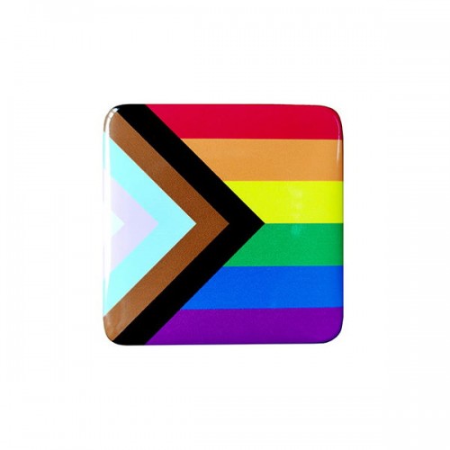 Pride Progress Square Pin