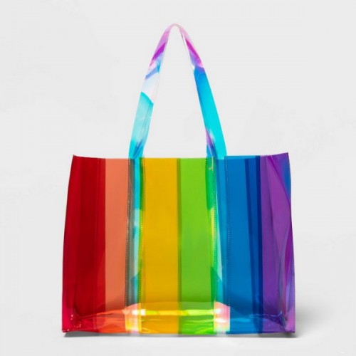 Pride Rainbow Tote Bag