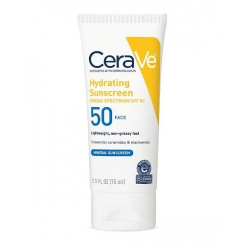 CeraVe Hydrating Sunscreen Broad Spectrum SPF 50 Face       