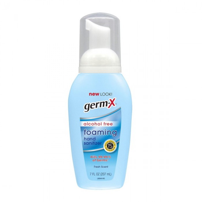Germ-X Hand Sanitizer Foaming Fresh Scent Alcohol Free 7 oz / 207 ml