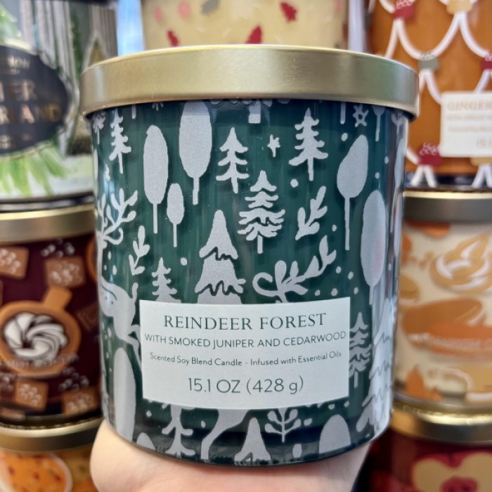 OH Tumbler Candle Reindeer Forest (Large)
