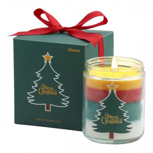 Xmas Candle Tree Candle Multicolored