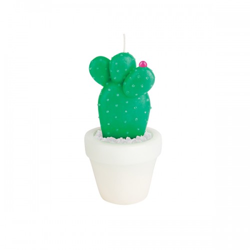 Round Cactus Candle Small