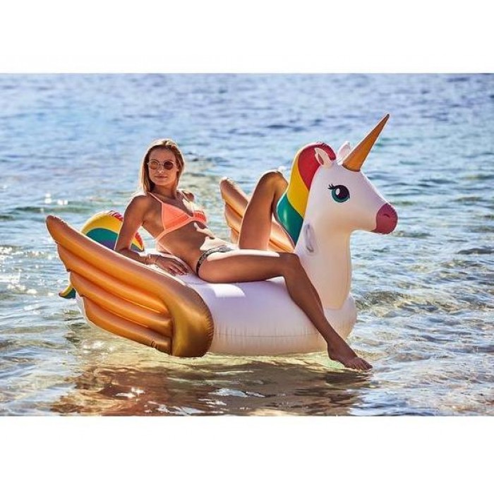 Luxe Unicorn Ride On Giant Pool Float