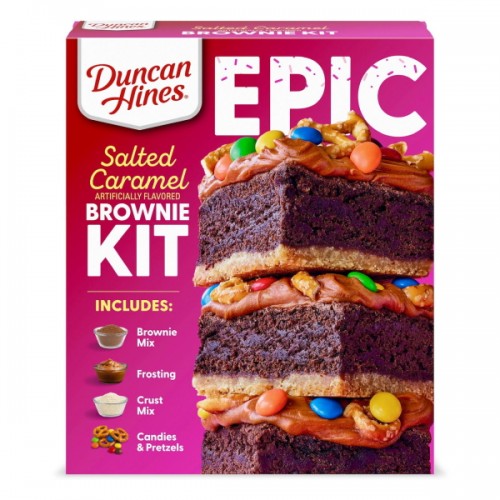 Duncan Hines EPIC Salted Caramel Brownie Kit