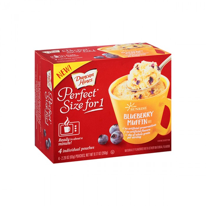 Perfect Size for 1 Blueberry Muffin Mug Cake Mix