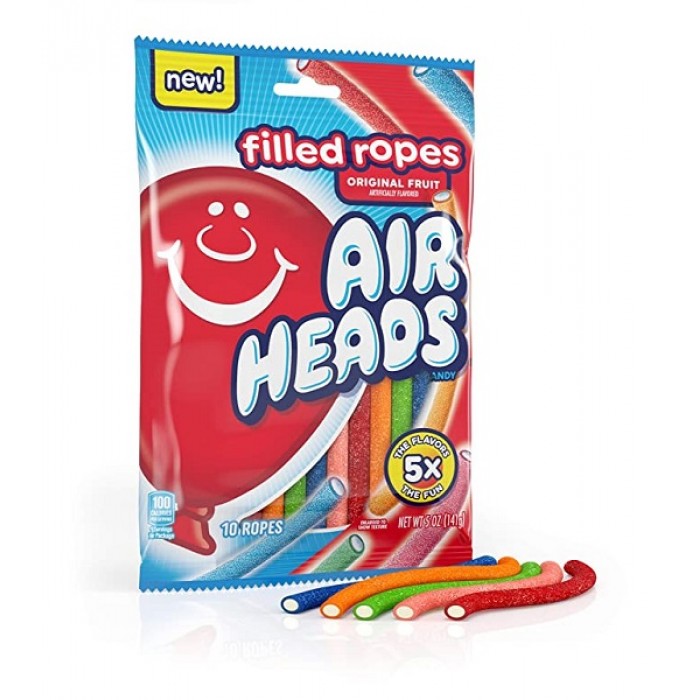 Airheads Filled Ropes Candy Original Fruit 
