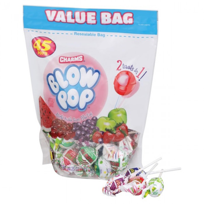 Blow Pop Candy Gum (45 ct)