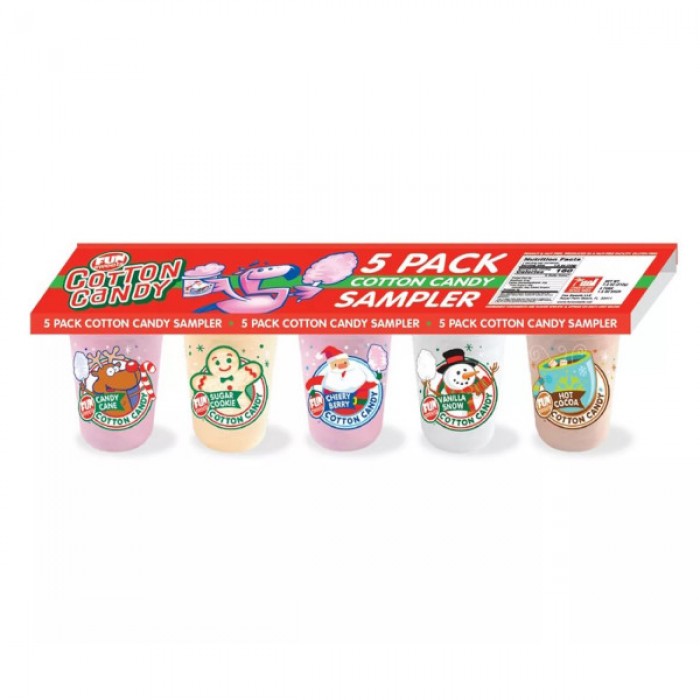 Fun Sweets Cotton Candy Xmas (5 ct)