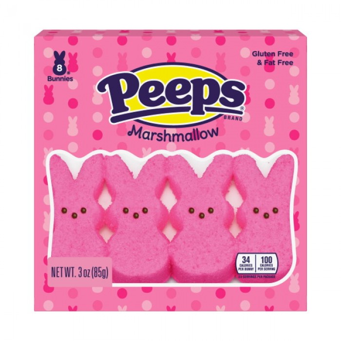 Peeps Marshmallow Bunnies Pink (8 ct)