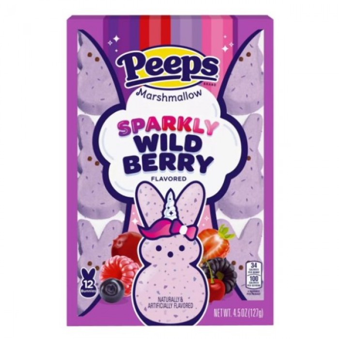 Peeps Marshmallow Sparkly Wild Berry (12 ct)