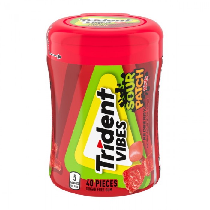 Trident Sour Patch Kids Gum Red Berry