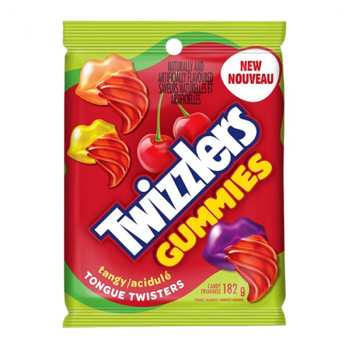 Twizzler Candy Gummies Tangy