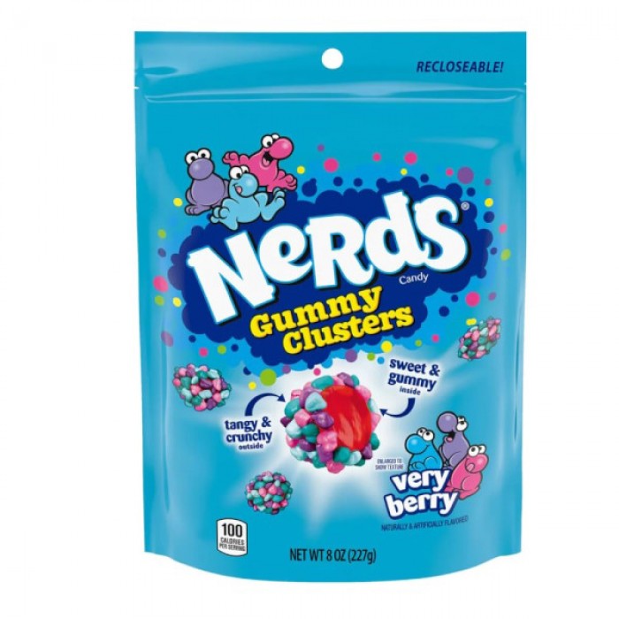 Nerds Candy Gummy Clusters Very Berry