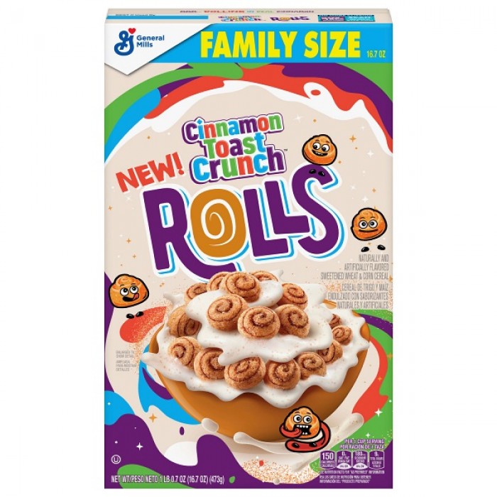 Cinnamon Toast Crunch Rolls Cereal  ( Family Size )