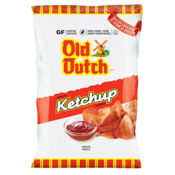 Old Dutch Ketchup Potato Chips - Canada Version 