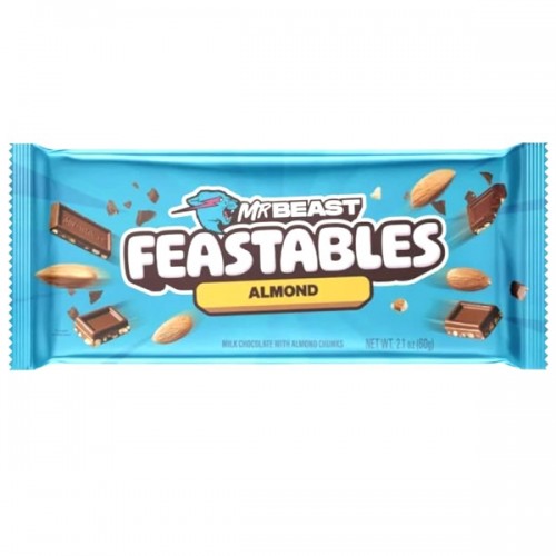 Feastables MrBeast Chocolate (New Edition) Almond