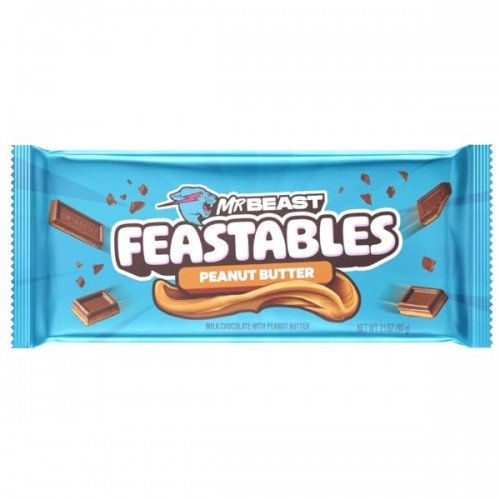 Feastables MrBeast Chocolate (New Edition) Peanut Butter