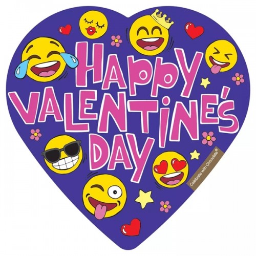 Candy - Emoji Chocolate Happy Valentines Day Box