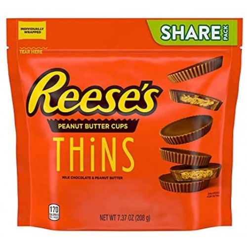Reese's Thins Milk Chocolate Peanut Butter Cups (Share Pack)