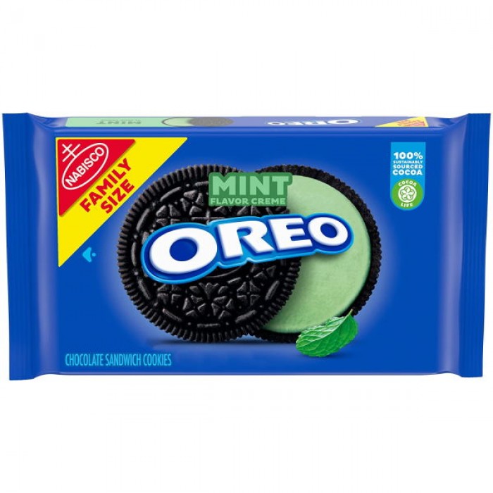 Oreo Mint Creme Cookies (Family Size)