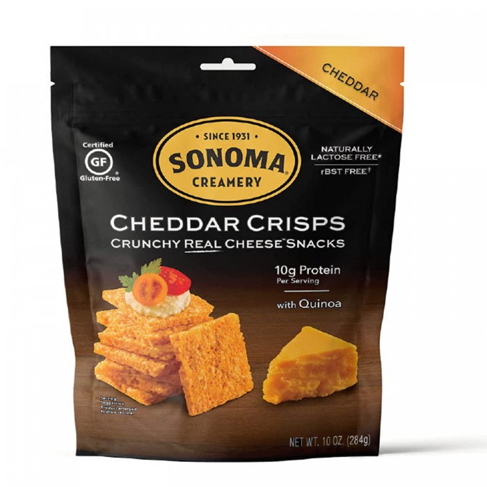 Sonoma Creamery Cheddar Cheese Crisps (Low Carb Keto Friendly Gluten Free)