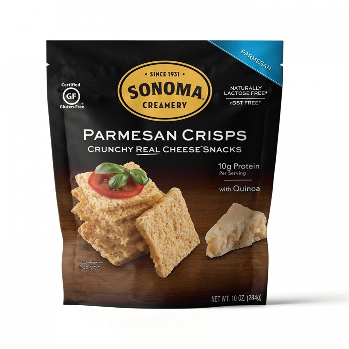 Sonoma Creamery Parmesan Cheese Crisps (Low Carb Keto Friendly Gluten Free)