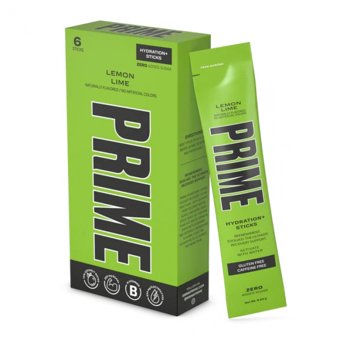 Prime Hydration Sticks Drink Mix Lemon Lime (6 ct)