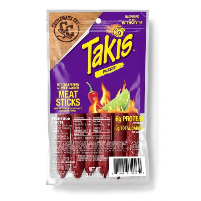 Takis Fuego Meat Sticks