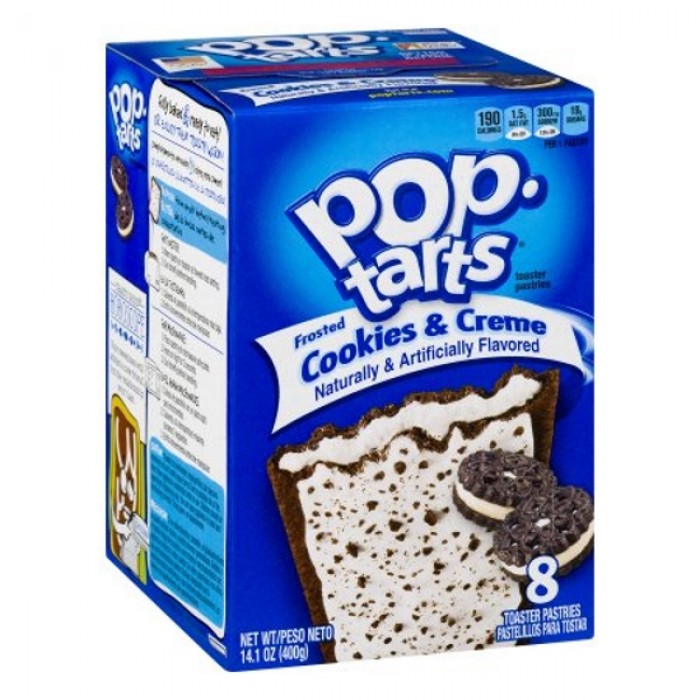Poptarts Frosted Cookies & Creme (8 ct)