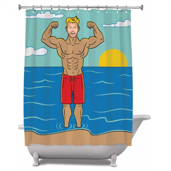 In The Buff Shower Curtain