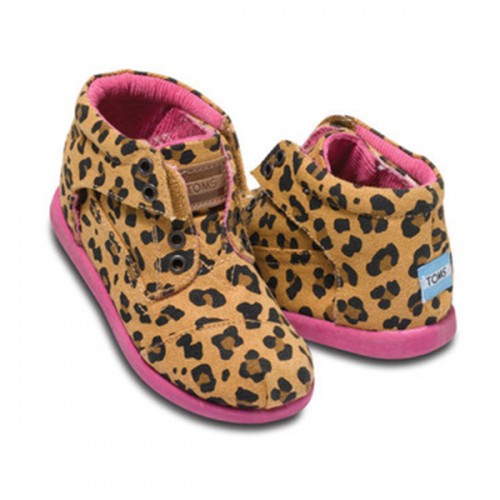 TOMS Leopard Botas Kids Tiny Shoes