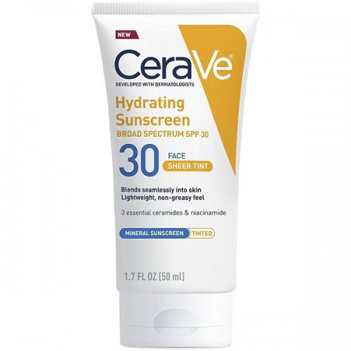 CeraVe Hydrating Sunscreen SPF 30 with Face Sheer Tint