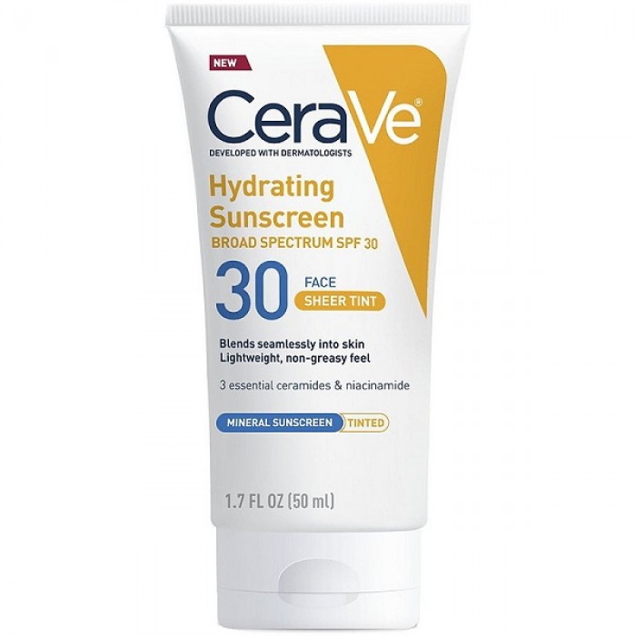 CeraVe Hydrating Sunscreen SPF 30 with Face Sheer Tint