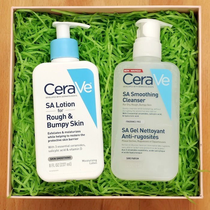 CeraVe *Skincare GiftSet - Salicylic Acid Smoothing Cleanser & SA Smothing Lotion | Special for Rough & Bumpy Skin