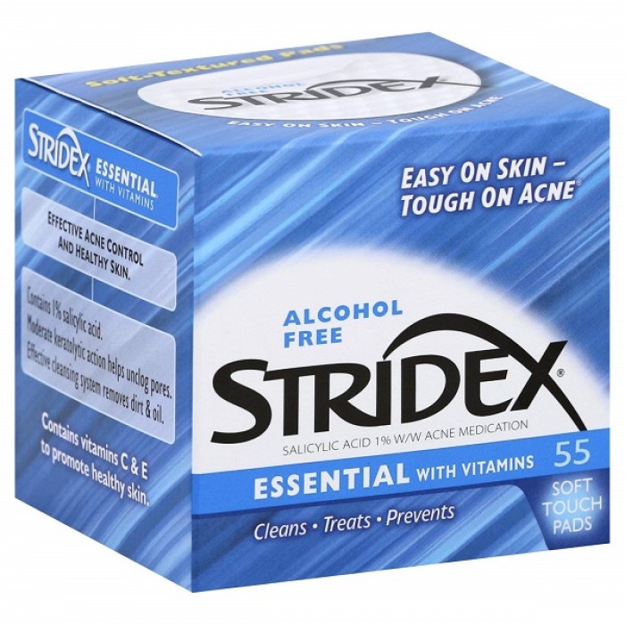 Stridex Alcohol Free Acne Medication Pads Essential